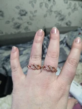 ZHOUYANG-Anillo de estilo sencillo con forma de onda para mujer, Cristales austriacos de Color oro rosa y plata, joyería de moda ZYR334 ZYR226