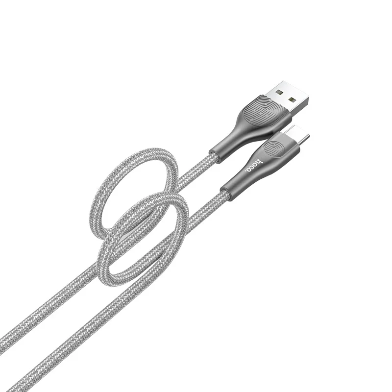 Кабель USB на Type-C “U59 Enlightenment” для зарядки и передачи данных 1.2м ток до 2.4А |