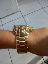 TEMEITE moda militar reloj de cuarzo de los hombres 3D esfera azul correa de acero inoxidable superior de la marca de lujo de dorado grande Dial relojes de pulsera 2021