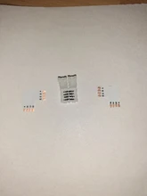 Tira de luces led rgb, GRN-FLASHING en forma de L, 10mm, 4 pines, conector RGB LED, para codo de conexión, ángulo recto, 10mm, 5050, 2835/3528