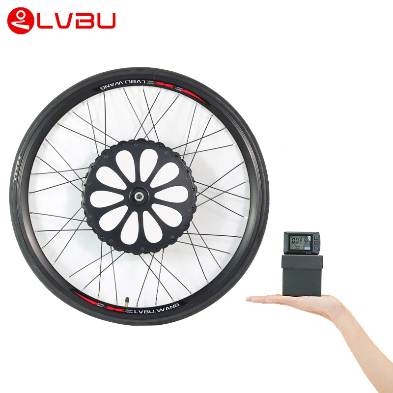 Factory price electric bike conversion kit lithium battery with peddle assist all in one piece front rear Wheel for bicycle