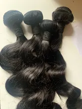 Yyong-extensiones de pelo brasileño ondulado con cierre, mechones de pelo humano Remy 4x4 con cierre de encaje, 3/ 4 Uds.