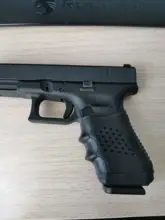 Funda de guante antideslizante para la mayoría de pistolas Glock 17 19, accesorios de caza, pistola táctica, funda de agarre de goma, revista