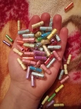 100 unids/lote mensaje en botella mensaje lindo cápsula carta de amor pastilla Color claro Mini Botella de deseo regalo de navidad regalo de vacaciones