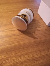 Drainer Basin Sink Bathroom Bagnolux Pop-Up-Button Round-Hole Easy-To-Clean Hotel Gold
