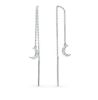 

Silver earrings with cubic zirconia sunlight sample 925