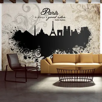 

Wall mural-Paris is always a good idea - vintage - 100x70 cm