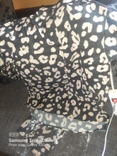 Satin Shirts Smock Loose Tops Blouse Casual Long-Sleeve Blusas Printing Women Vintage