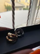 HUANZHI-anillo ancho brillante minimalista para mujer y hombre, anillos abiertos geométricos, joyería, Color dorado, plateado, 2020