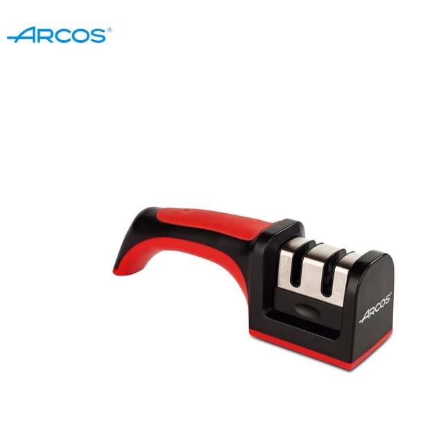 Arcos | Afilador con Mango 610600 | Afilador Manual practico y sencillo|  Afilador Cuchillos
