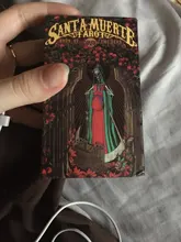 Cartas de Tarot de Santa Muerte, cartas de Tarot, juego de cartas de oráculo