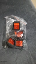 4-Pin Toggle-Switches Light KCD4-20 2-Position 16A/250V On/Off 5pcs 35x25.5x10mm Red