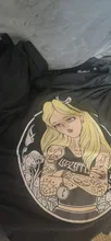 Alicia en el país de las Maravillas T Camisa de algodón de las mujeres negro Alice nieve blanca princesa pantalón corto Casual manga 90s Vogue camiseta Mujer