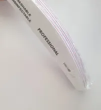 5 unids/lote blanco uñas archivo enarenado pulido bloques de 100/180 granos de esmalte de uñas limas para manicura y pedicura herramientas de cuidado de uñas