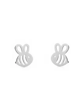 

Silver earrings Bee