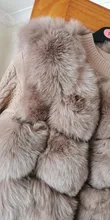 Vest Jacket Real-Fur-Coat Natural Winter Fashion Womens High-Quality Luxurious Fox-Fur
