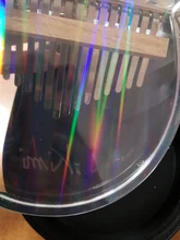 Stick Hammer Tuner Piano-Finger-Piano-Gift Kalimba-Case Thumb Acrylic Transparent 17-Key