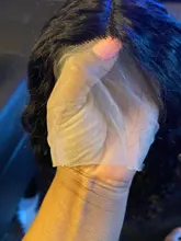 RuiYu 180 densidad 250 rizado de la onda de agua pelo peluca del pelo humano transparente de la onda de agua peluca con malla frontal T parte brasileño mojado y ondulado peluca