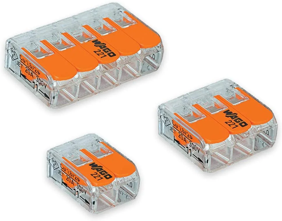 WAGO 221 LEVERNUTS 175pc Wire Connector Assortment Pack