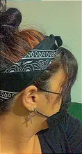 Bandana de estilo Hip Hop para hombre y mujer, gorros deportivos de Cachemira, Bandana para muñeca, diadema con cabezal con dos caras, pañuelo para la cabeza