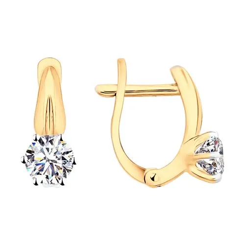 Серьги SOKOLOV из серебра со Swarovski Zirconia