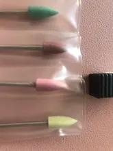 ERUIKA 6 unids/set de goma del taladro del clavo de fresado para manicura poco Flexible pulidora máquina Archivo de clavo eléctrico herramientas de arte