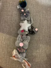 Diadema de bebé para niña, turbante Darling con lazos, diademas elásticas, clips, conjunto de horquillas, accesorios para bebé, 18 uds.