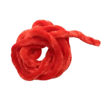 

Chenille for brooches 0,5mm * 1 m, micropolyester, Astra. (fire red)