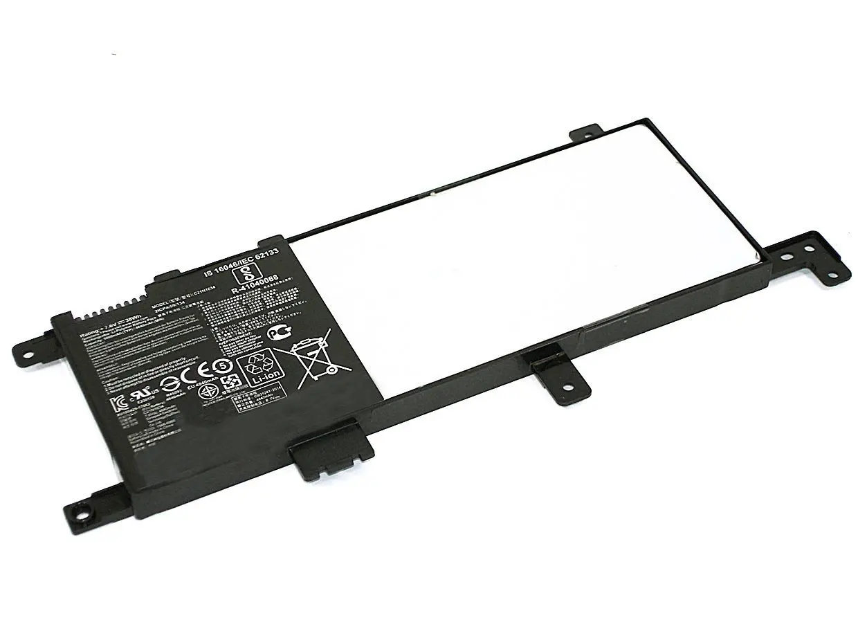 Аккумуляторная батарея C21N1634 для ноутбука Asus X542U (7.6V 5000mAh) | Компьютеры и офис