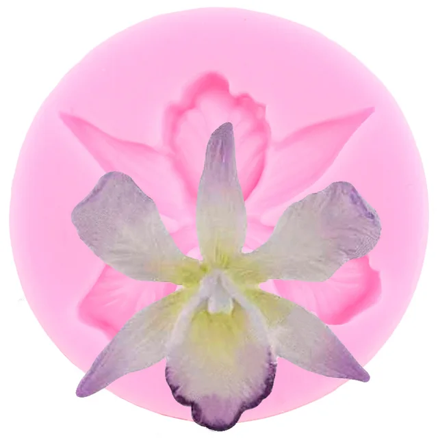 Stampo In Silicone A Forma Di Orchidea - Per Decorazione Torte, Pasta Di Zucchero E Cioccolato - Foto 8