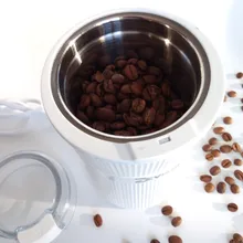 DEVISIB-Molinillo Eléctrico de café, 50g, con cuchilla de acero inoxidable y cepillo de tazón, incluyendo para hacer granos, nueces, especias, granos de azúcar