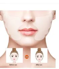 Reutilizable Anti arrugas cuello de silicio transparente Anti Microgroove de pegatinas de cuello de cuidado de la piel parche de Gel de sílice de cuidado Facial