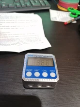 Mini transportador Digital de 360 °, goniómetro electrónico de alta precisión, inclinómetro, medidor de ángulo de nivel Digital, caja de medición de ángulo