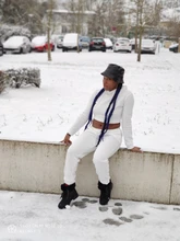 Hirigin-Conjuntos de moda de Invierno para mujer, chándal Sudadera con capucha y pantalones de chándal, conjunto deportivo informal, 2 piezas, 2020