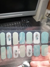 Stickers Decals Nail-Wraps-Strips Uv-Gel-Polish Full-Cover Manicure-Tool Colorful 16-Posts/1-Sheet