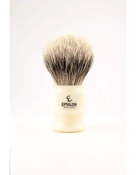 

Shaving Brush badger tip silver Epsilon ivory 50/26mm