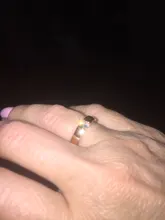Anillo de compromiso con piedra tallada de princesa para mujer, sortija de boda, Color blanco/oro rosa, joyería para mujer, DFR400