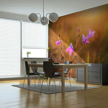 

Wall mural-bluebells purple-200x154 cm