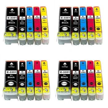 

20 cartriges 33XL 33 XL T3351 T3361 T3362 T3363 T3371's refill Compatible for printer Epson Model XP630