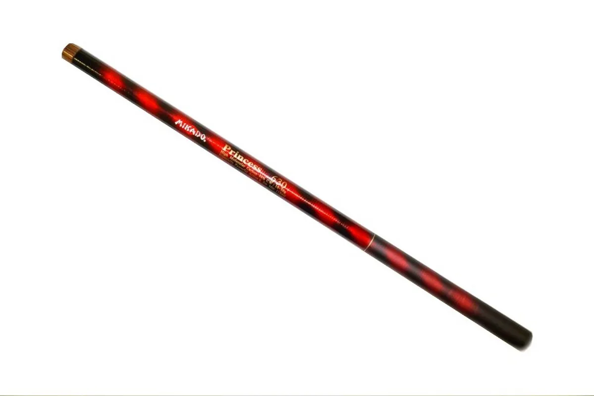 Удочка маховая без колец короткого сложения MIKADO Princess для рыбалки на озере реке удочка укороченная