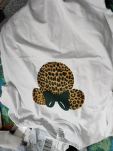 Leopardo imprimir familia juego ropa de mamá y mí ropa blanca camiseta ropa de madre e hija familia Top