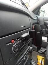 Baseus-Soporte de teléfono para automóvil Gravity, base de apoyo de teléfono inteligente para coche, sin bloqueos u obstrucciones en la salida de aire, hecho de aleación de aluminio, con rotación omnidireccional