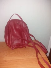 Mini mochila de PU para mujer, bolso de teléfono Shoelder, mochila escolar informal para mujer, mochila escolar de Color sólido con múltiples bolsillos