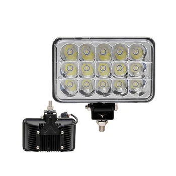 

ECAHAYAKU 5 Inch Square 45W Led Work Light Sealed Beam 6000K IP67 for ATV SUV Boat Motorcycle Trucks Universal cars 12V/24V Lamp