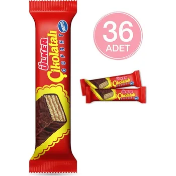 

Chocolate Covered Wafers Ulker 36 PC