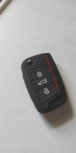 ZAD-funda de silicona para llave del coche, carcasa para VW Volkswagen Golf 7 mk7 Skoda Octavia A7