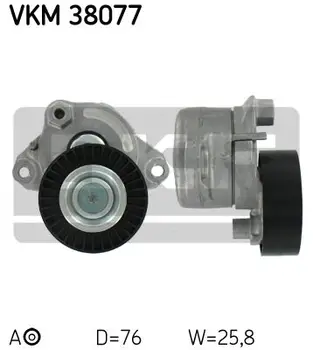 

Roller tension belt but Mercedes W204/W203/W164 2.3/2.8/3.5/05 SKF VKM 38077