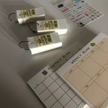 JAINWU 4 unids/set a prueba de polvo acabado bolsa pequeña engrosada de la escuela primaria bolsa de papelería de Bill bolsa de papelería de la escuela