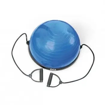 

BALANCE BALL WITH EXTENDERS JOCCA 6215-TONES AND STRENGTHENS YOUR BODY-DIAMETER 58CM - 2 EXTENDERS-INCLUDES INFLATOR