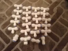 1/2-Water-Connector-Fittings Plastic-Pipe Reverse-Osmosis-System Hose-Tube OD 3/4-